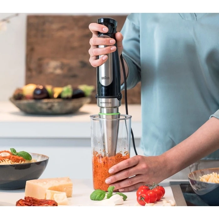 Ραβδομπλέντερ Braun MQ 7087X 1.2 L 1000W Black, Stainless steel