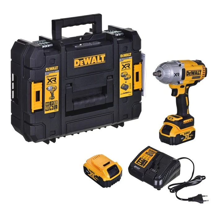 Μπουλονόκλειδο Dewalt 1/2" 18V 2x5.0Ah DCF900P2T-QW