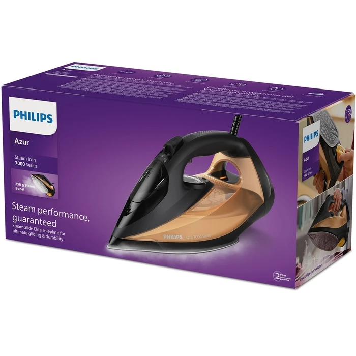 Ατμοσίδερο Philips 7000 series DST7040/80 HV Black/Gold