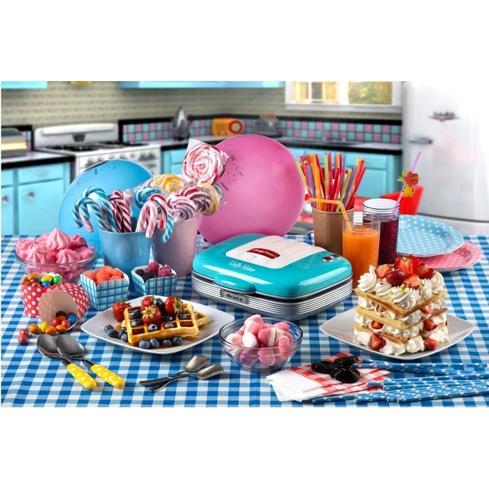 Βαφλιέρα Ariete 1973/01 Partytime Waffle iron 700W Turquoise