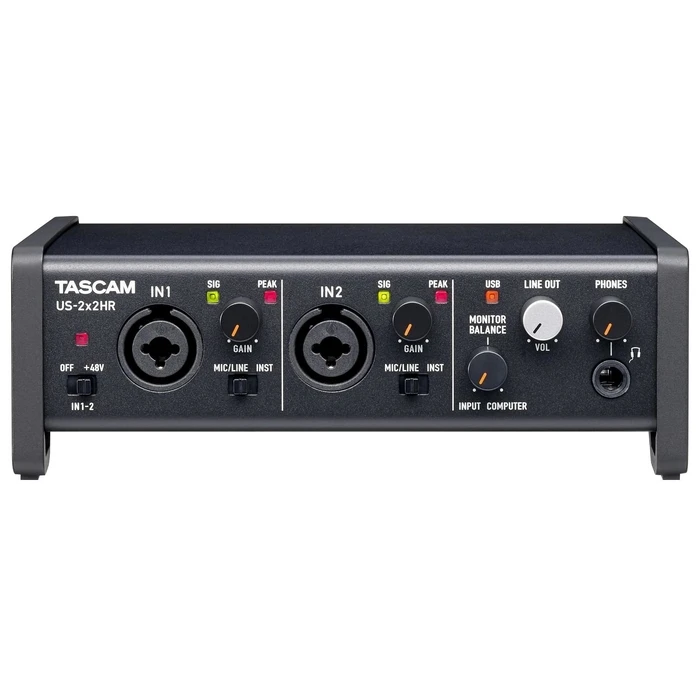 Επαγγελματική Κάρτα Ήχου Tascam US-2X2HR recording audio interface