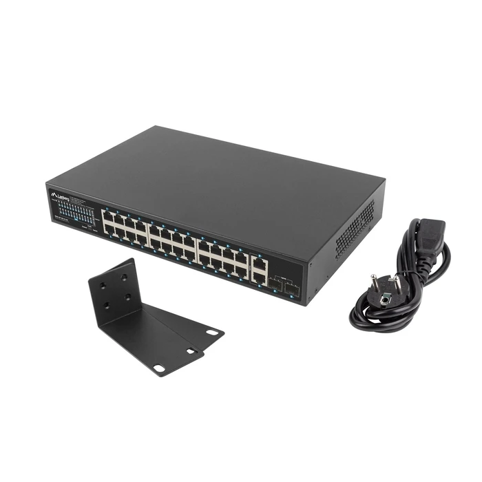 Network Switch Lanberg RSGE-24P-2GE-2S-250 Unmanaged