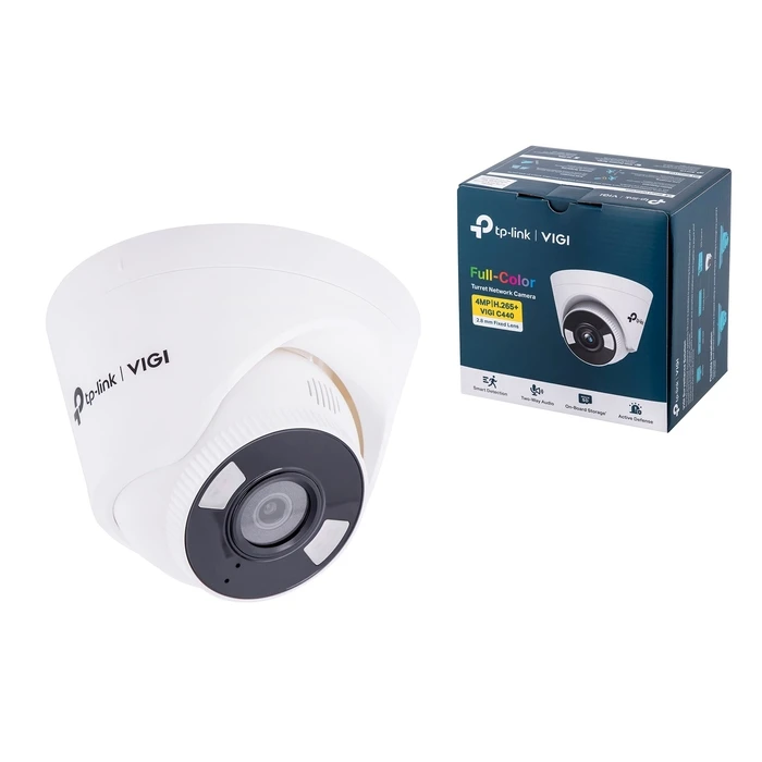 IP Κάμερα TP-Link VIGI 2.8MM 4MP TURRET POE/12V DC, Indoor 2560 x 1440 Ceiling