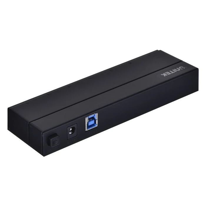 USB Hub Unitek USB-A + DC Y-3184; 7x USB 3.2 Gen 1 Type-A