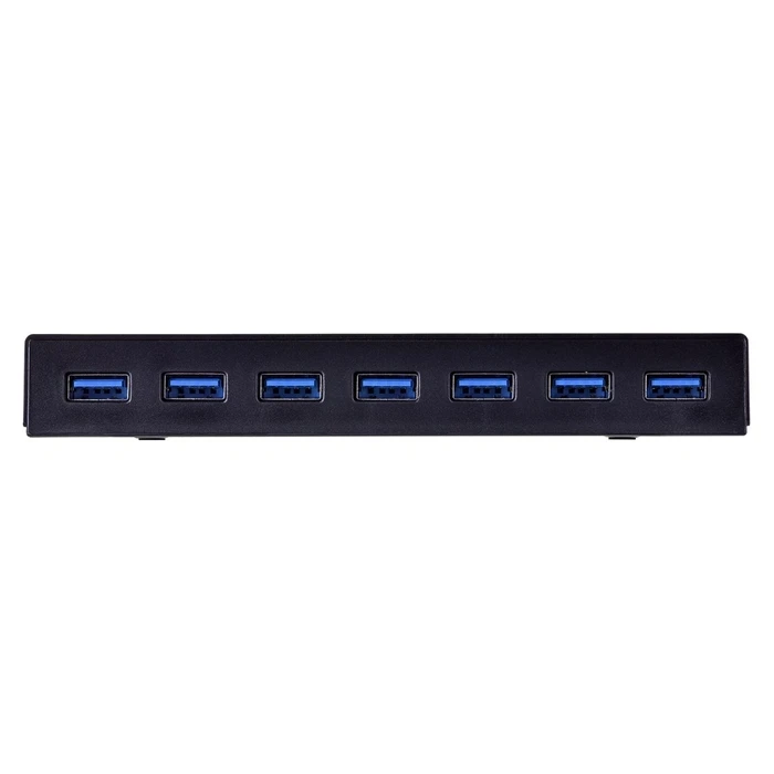 USB Hub Unitek USB-A + DC Y-3184; 7x USB 3.2 Gen 1 Type-A