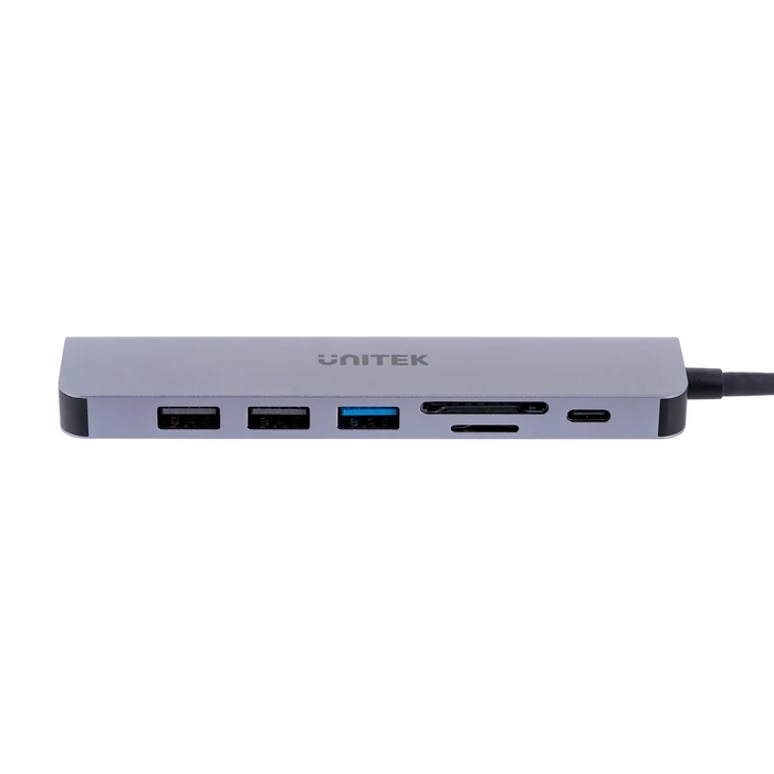 Docking Station Unitek USB-C H1118A; USB-A x3, USB-C, HDMI, SD, microSD
