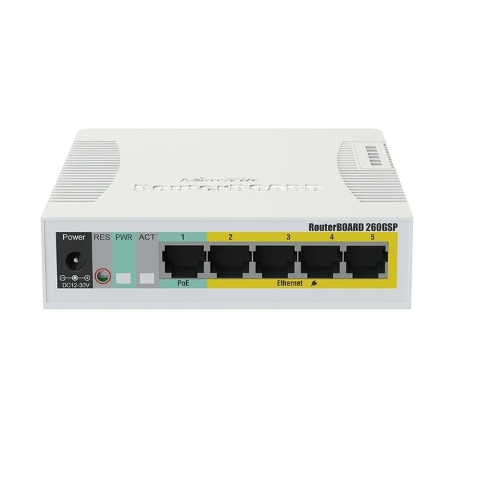 Network Switch Mikrotik RB260GSP Managed Gigabit Ethernet (PoE) White