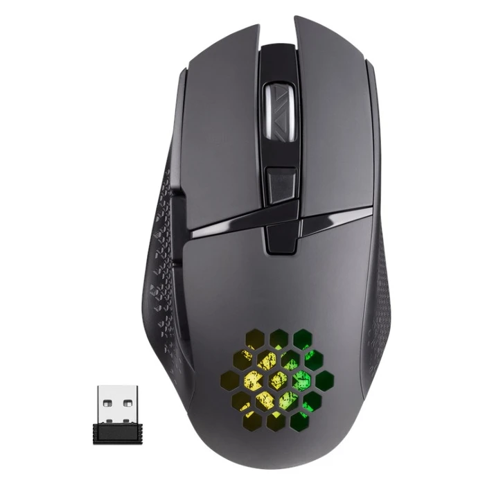Ποντίκι Gaming Ασύρματο Defender GM-514 GLORY OPTIC RF RGB 3200dpi 7P BLACK