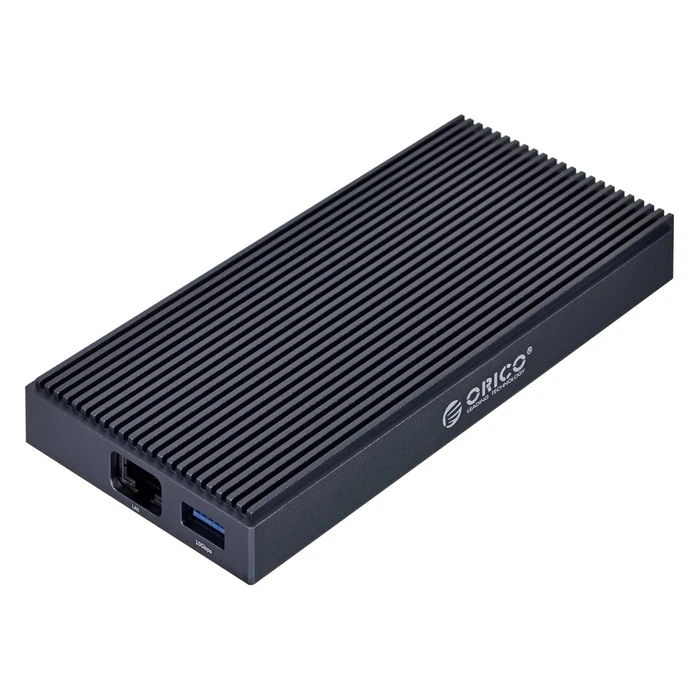 USB Hub Orico m.2 drive enclosure with usb-c 9in1 Hub, CDH-9N-GY-BP