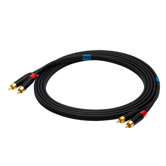 Καλώδιο RCA SSQ RCARCA3 - 2x RCA - 2x RCA - 3 m, Black