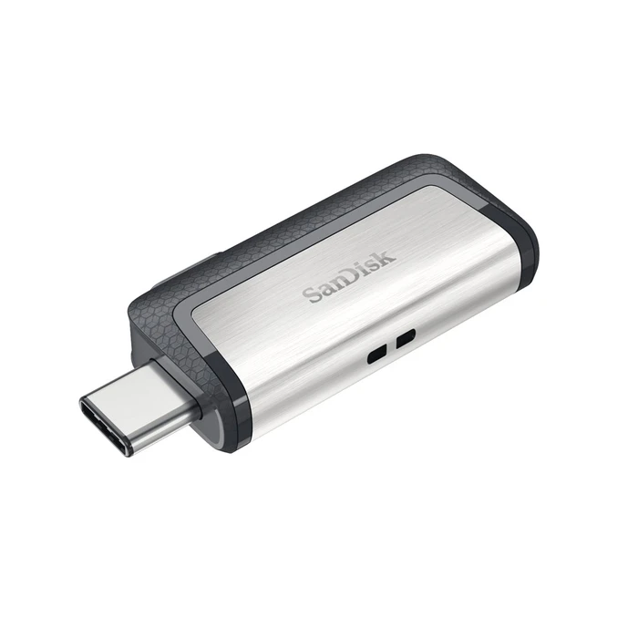 USB Flash 256GB SanDisk Ultra Dual Drive Type-A / USB Type-C 3.2 Gen 1 Grey, Silver