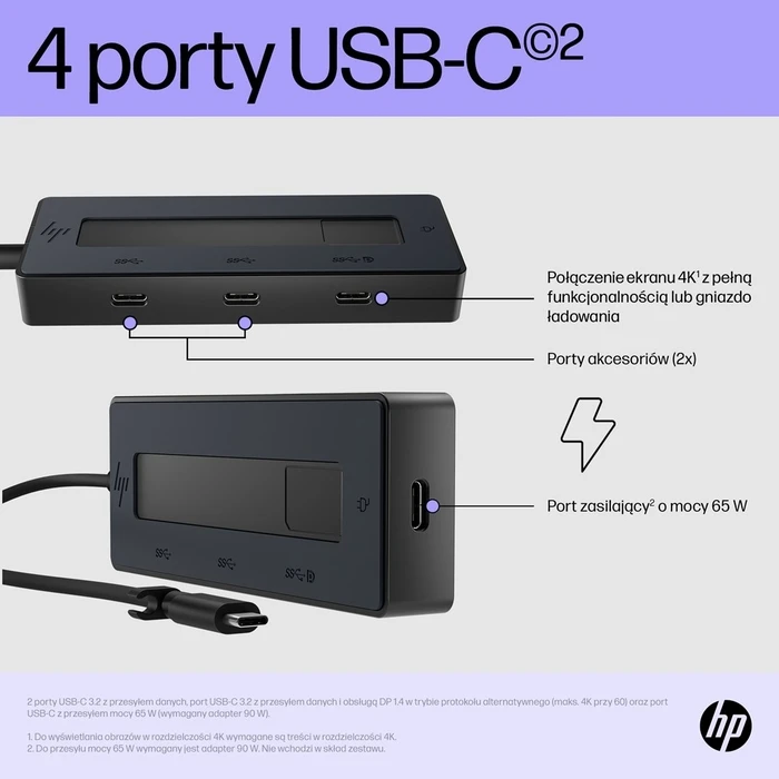 USB Hub HP 4K USB-C Multiport(Black)