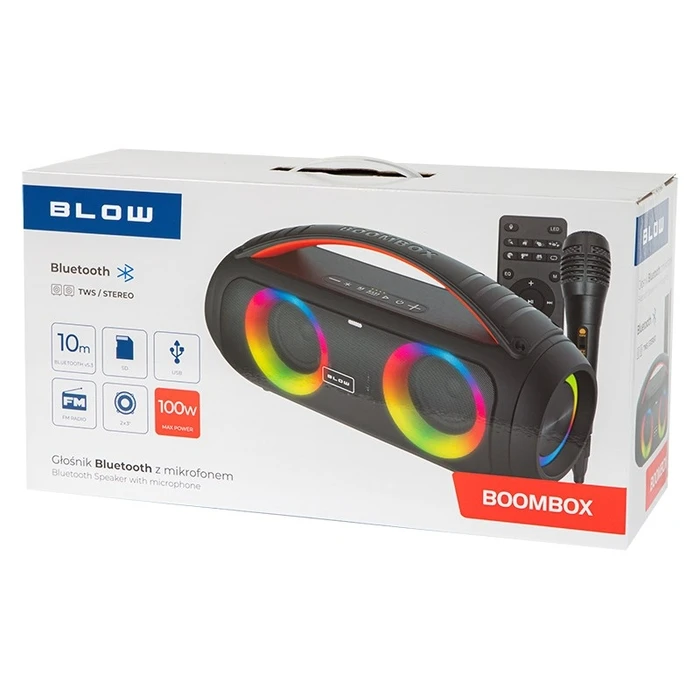 Karaoke Blow BOOMBOX + remote control + microphone