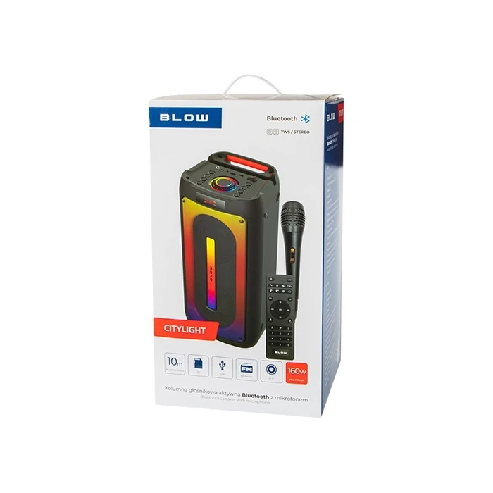 Karaoke Blow CityLIGHT + remote control + microphone