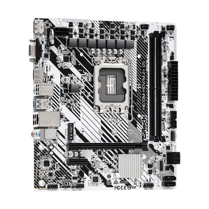 Motherboard ASRock H610M-HDV/M.2+ D5 Intel H610 LGA 1700 micro ATX