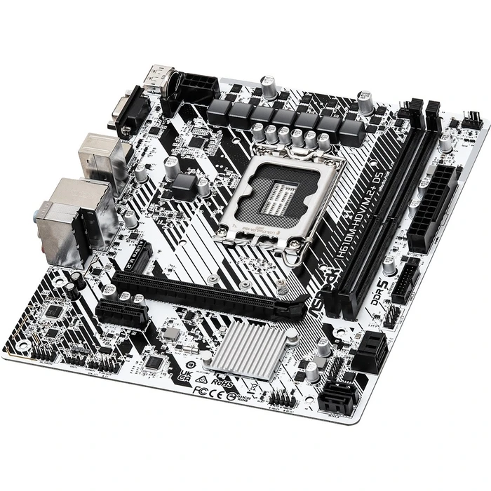 Motherboard ASRock H610M-HDV/M.2+ D5 Intel H610 LGA 1700 micro ATX