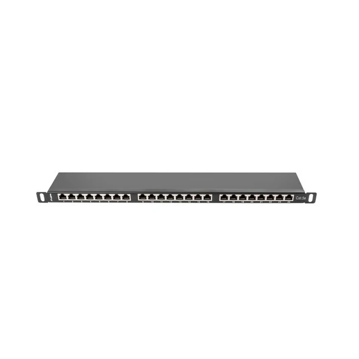 Patch Panel Lanberg 24 PORT 0.5U CAT.5E FTP Black