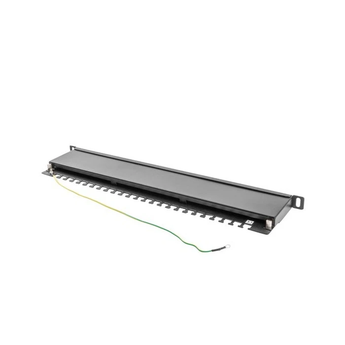 Patch Panel Lanberg 24 PORT 0.5U CAT.5E FTP Black