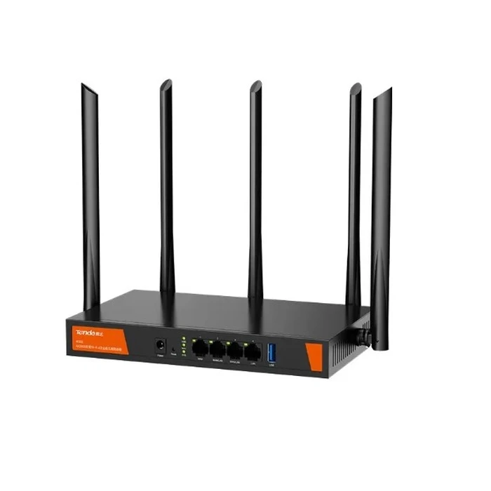 Router Tenda W30E AX3000 Gigabit Dual-band (2.4 GHz / 5 GHz) Black