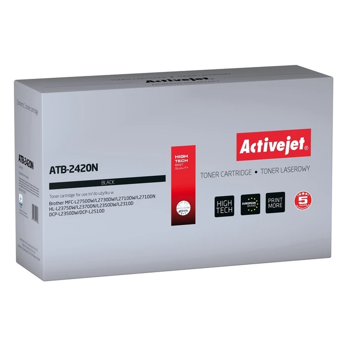 Toner Συμβατό Activejet ATB-2420N (Brother TN-2420A, 3000 pages, Black)