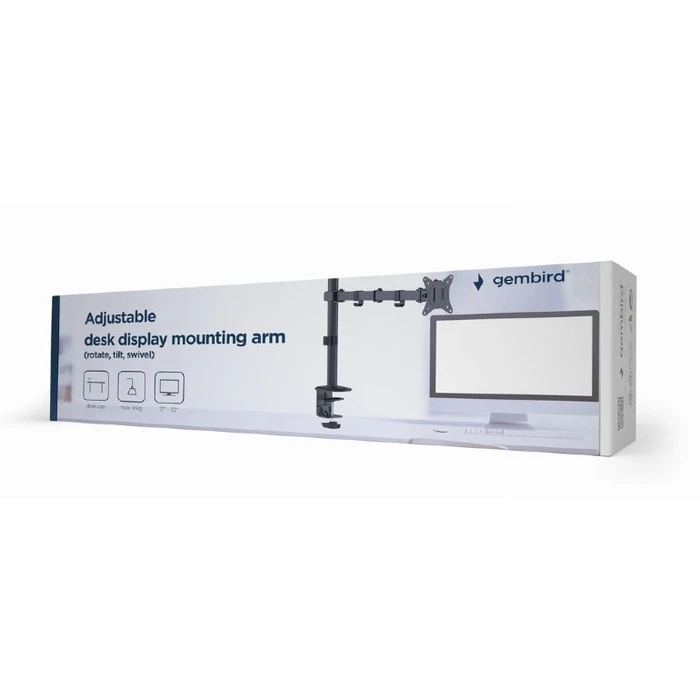 Βάση Monitor Gembird MA-D1-01 mount / stand 81.3cm (32") Black Desk