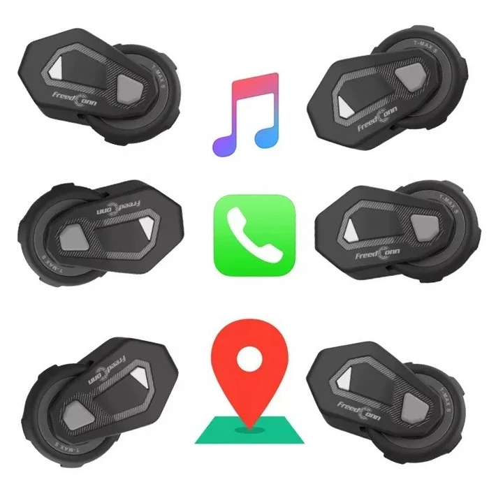 Ενδοεπικοινωνία Μηχανής FreedConn T-MAX S V4 PRO SINGLE Black