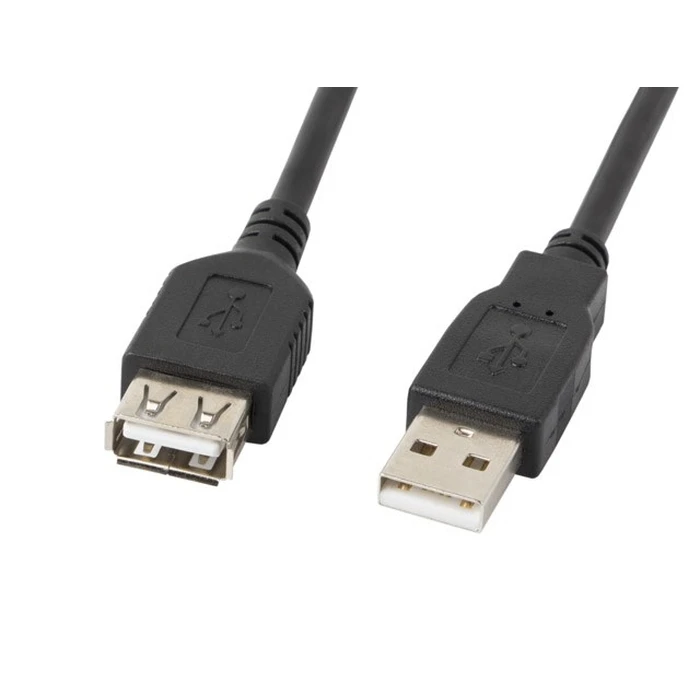 Καλώδιo USB Lanberg CA-USBE-10CC-0030-BK 3 m USB 2.0 USB-A Black