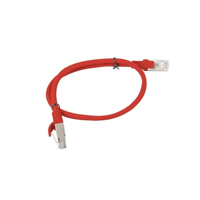 Καλώδιο Δικτύου Lanberg UTP CAT.5E 0.5M RED PCU5-10CC-0050-S