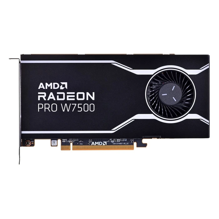 Κάρτα Γραφικών AMD Radeon Pro W7500 8GB GDDR6, 4x DP 2.1, 70W, PCI Gen4 x8
