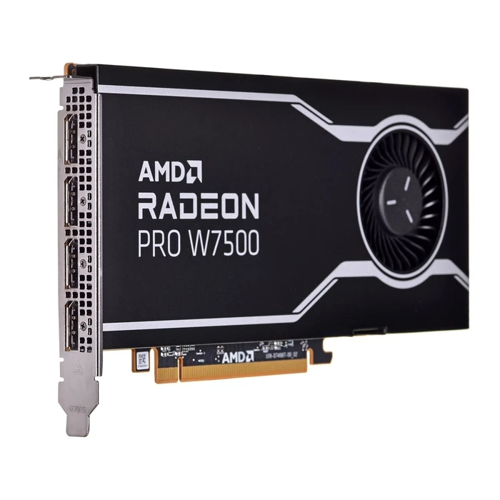 Κάρτα Γραφικών AMD Radeon Pro W7500 8GB GDDR6, 4x DP 2.1, 70W, PCI Gen4 x8