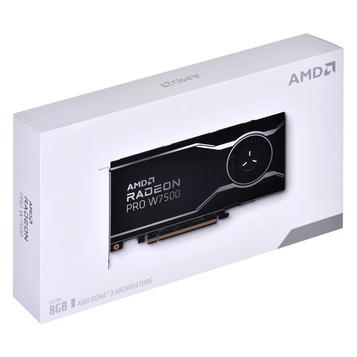 Κάρτα Γραφικών AMD Radeon Pro W7500 8GB GDDR6, 4x DP 2.1, 70W, PCI Gen4 x8