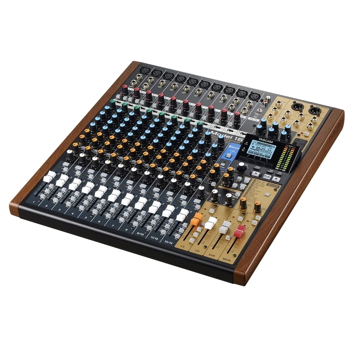 Μίκτης Tascam MODEL 16 16 channels 20 - 30000 Hz Black, Gold, Wood