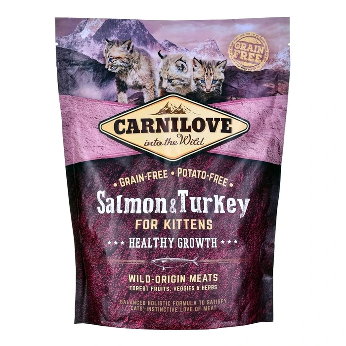 Ξηρά Τροφή Γάτας Carnilove Salmon & Turkey For Kittens 400 g