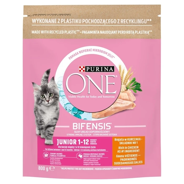 Ξηρά Τροφή Γάτας Purina One Bifensis Junior 800 g