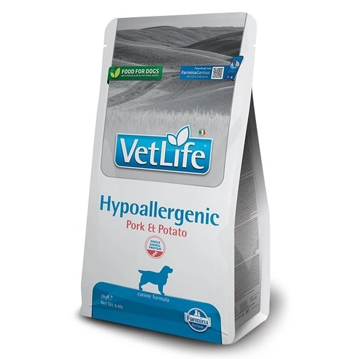 Ξηρά Τροφή Σκύλων Farmina Vet Life Hypoallergenic Pork & Potato 2 kg
