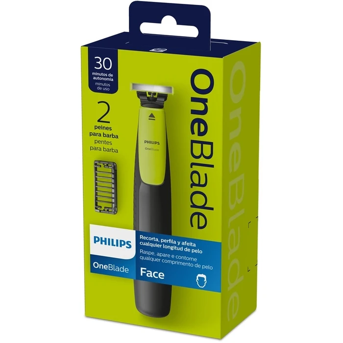 Ξυριστική Μηχανή Philips OneBlade QP2510/15 2 Wet & Dry Black, Lime
