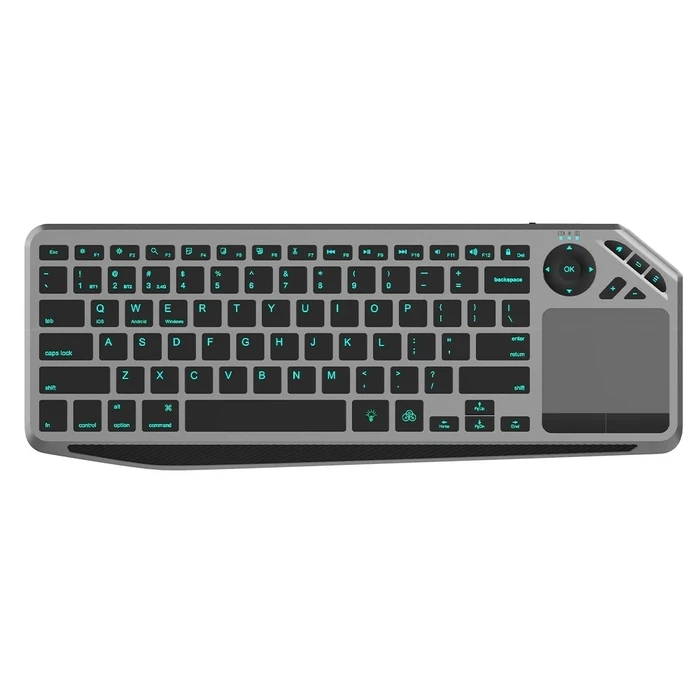 Πληκτρολόγιο Ασύρματο Techly ICTB9801TB RF + Bluetooth QWERTY US English Black