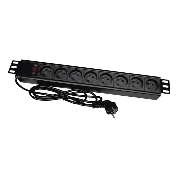 Πολύπριζο Rack Alantec PZ081U3M 3 m 8 AC outlet(s) Indoor Black
