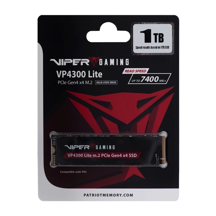 Σκληρός Δίσκος M.2 SSD 1TB Patriot Viper VP4300L PCI-Ex4 NVMe