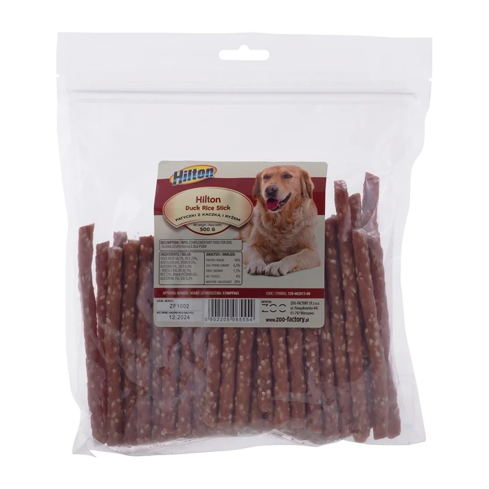 Σνακ Σκύλου Hilton Duck rice stick 500g