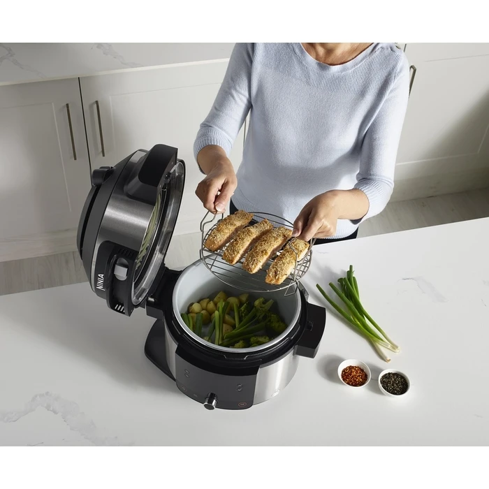 Φουρνάκι Ρομπότ Ninja OL550EU 6L 1460W Black, Stainless steel