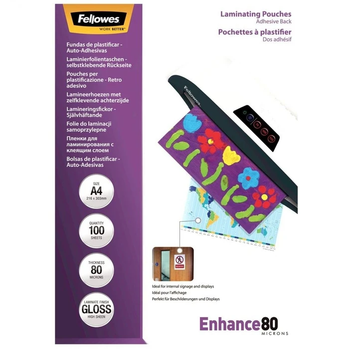 Φύλλα Πλαστικοποίησης Fellowes 5302202 film A4 100 pc(s)