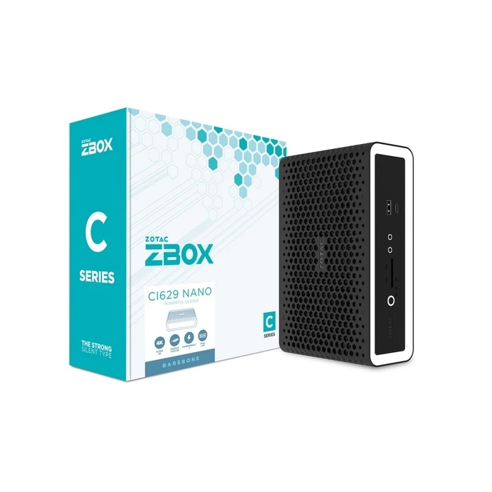 Barebone Zotac ZBOX CI629 NANO 1.8L sized Black, White Intel SoC i3-1315U 1.2 GHz