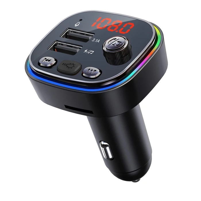 FM Transmitter Vakoss TC-B439K 87.5 - 108 MHz Bluetooth/USB Black