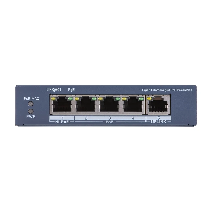 Network Switch PoE switch Hikvision DS-3E0505HP-E Blue