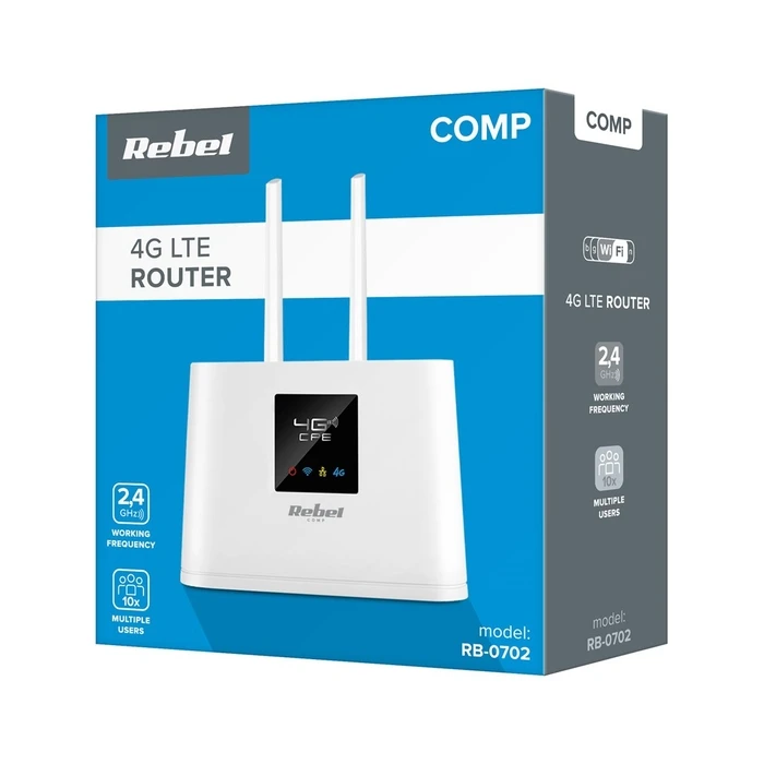 Router Rebel RB-0702 Wireless Single-band (2.4 GHz) 3G 4G
