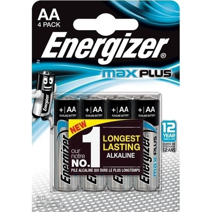 Αλκαλικές Μπαταρίες Energizer MAX PLUS AA LR6, 4 ECO