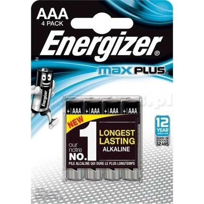 Αλκαλικές Μπαταρίες Energizer MAX PLUS AAA LR03, 4 ECO