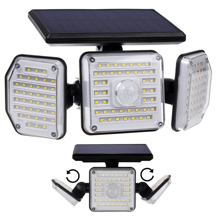 Ηλιακός Προβολέας Maclean IP65 LED with Motion IP65 4W 320lm 4000K Li-ion