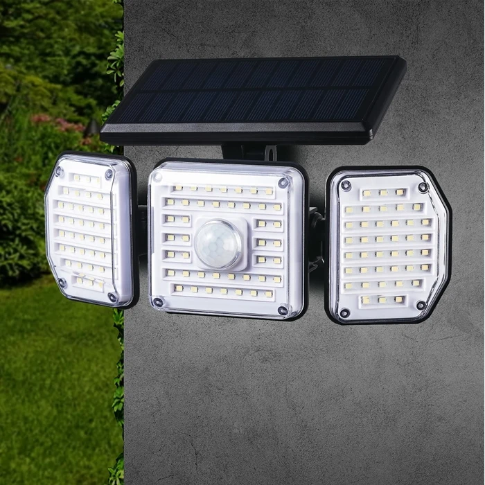 Ηλιακός Προβολέας Maclean IP65 LED with Motion IP65 4W 320lm 4000K Li-ion